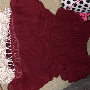 Off the shoulder dress